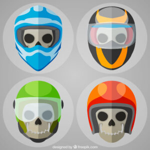 Les différents types de casques moto
